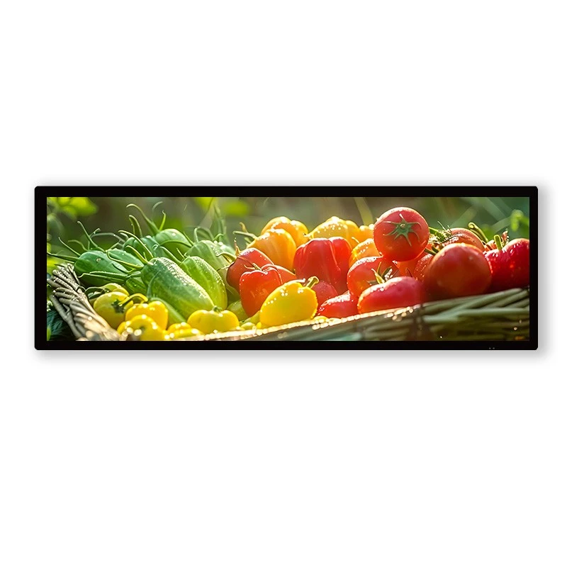 28 .6 انچ LCD بار ڈسپلے ڈبل چہرے کی اسکرین تیار کرنے والا