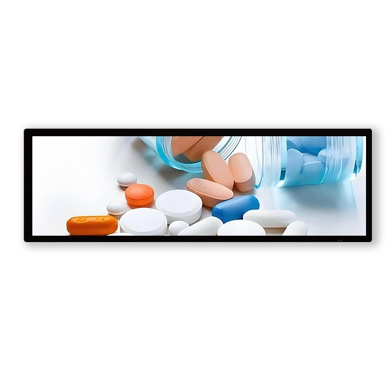 36.2 انچ ایل سی ڈی بار ڈسپلے ڈبل فیس اسکرین تیار کنندہ