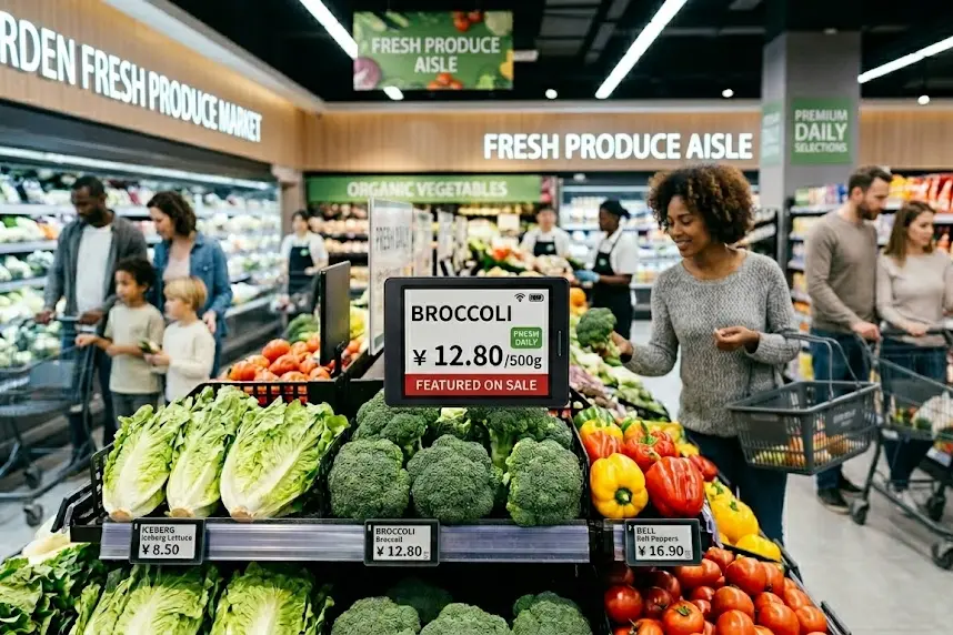 سپر مارکیٹ الیکٹرانک پرائس ٹیگز: ESL کی تعیناتی اور ROI کے لیے ایک عملی گائیڈ
